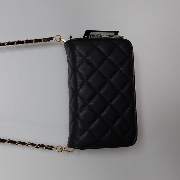 Studio Badgley Mischka Diamond Quilted Crossbody With Studs - NWT - Picture 10 of 16
